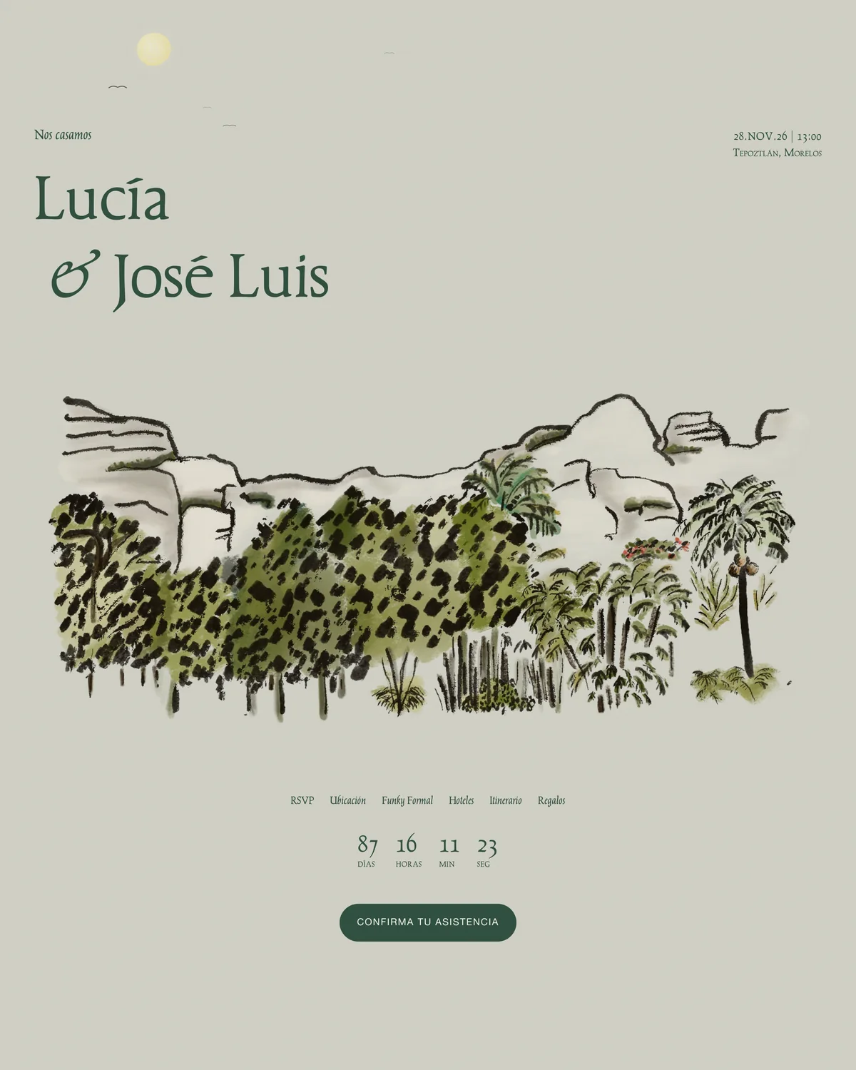 Lucía & José Luis — sitio de evento